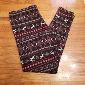 Christmas Fleece Leggings
